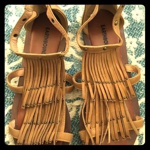 Fringe Earthbound Sandals